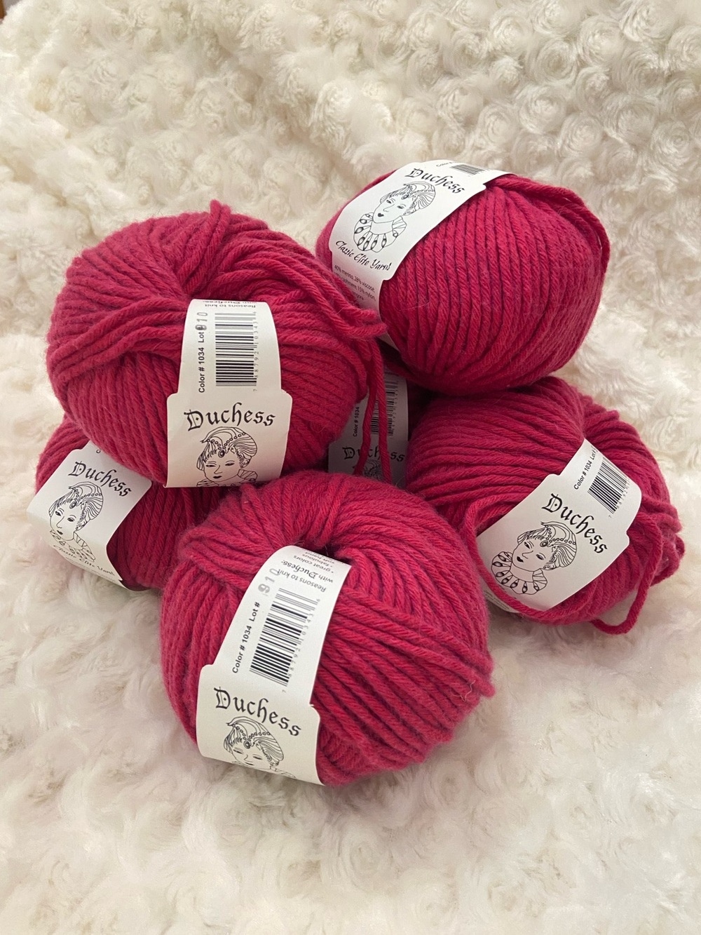 Classic Elite Duchess Yarn — Raspberry Color
